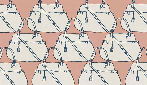 Illustration of a handbag