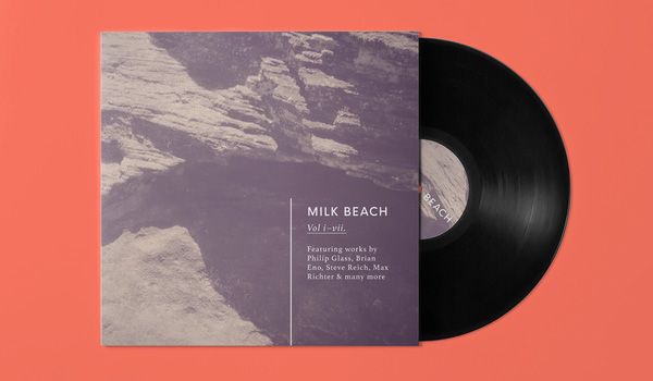 Vinyl LP cover for Milk Beach